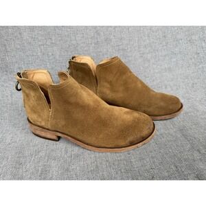 NWOB BEEK Falcon Suede Ankle Bootie in Chestnut Sz 7 Brown
